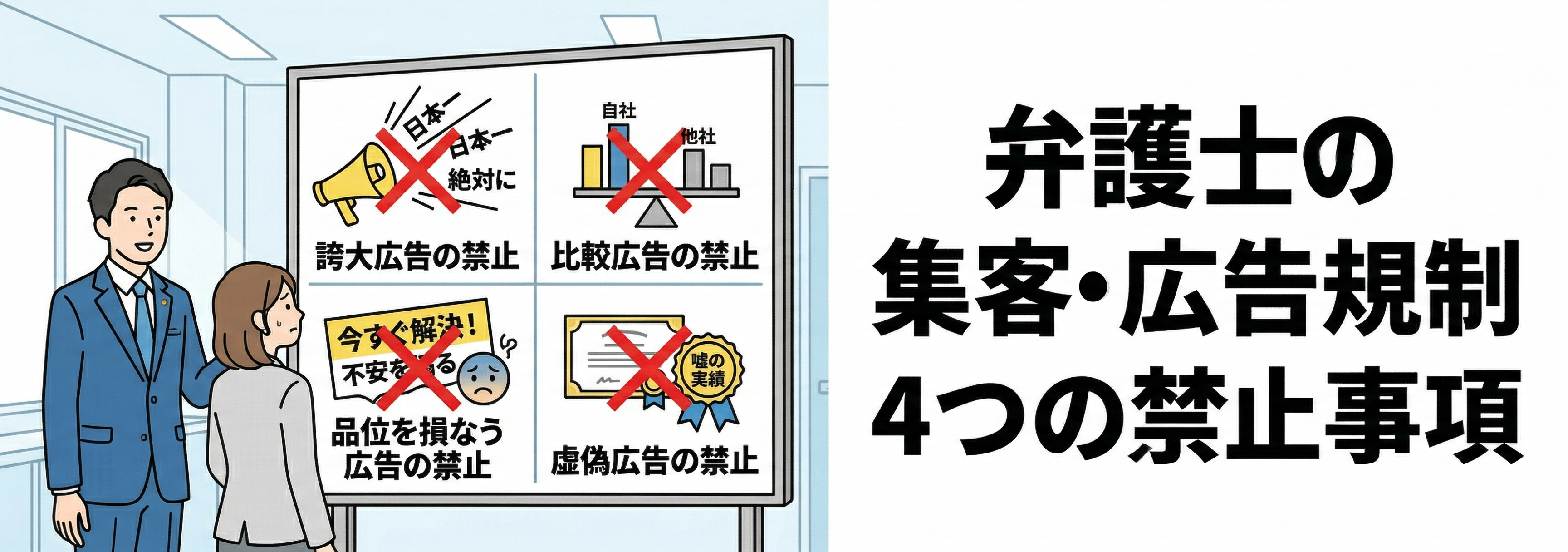 弁護士の広告・集客で押さえておきたい広告規制