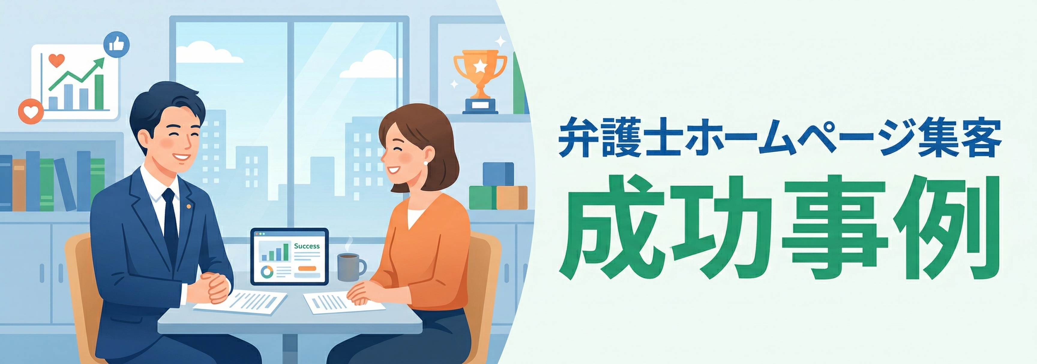 弁護士のホームページ集客・成功事例