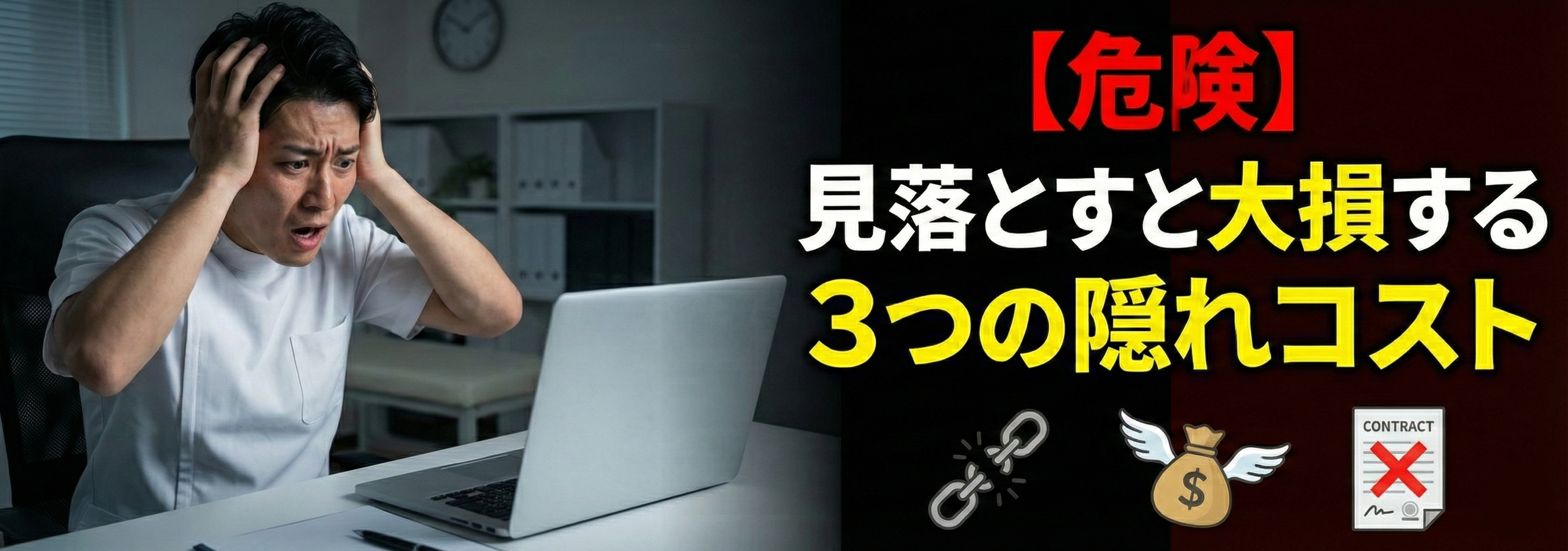 【危険】見落とすと大損する３つの隠れコスト