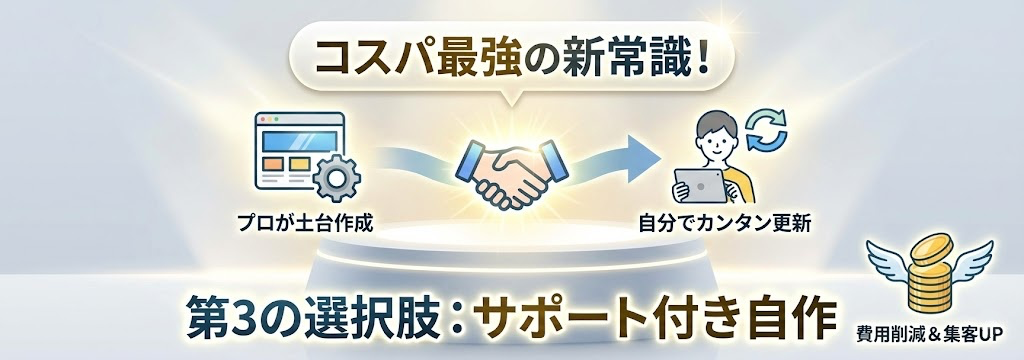 【注目】第３の選択肢「サポート付き自作」という新しいアプローチ