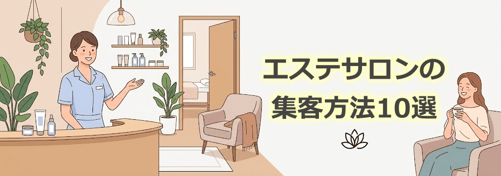 エステの集客方法10選【2026最新】新規顧客・リピーターを安定して増やすコツ