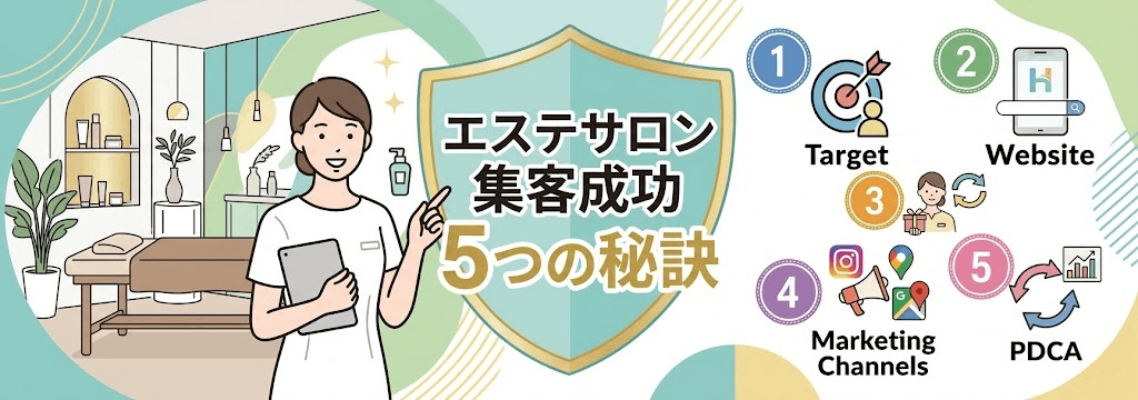 エステサロンの集客を成功させる５つのポイント