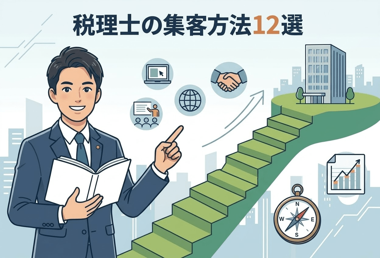 税理士の集客方法12選<br />顧問先を安定して増やす実践ガイド