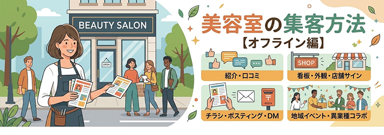 美容室の集客方法【オフライン編】