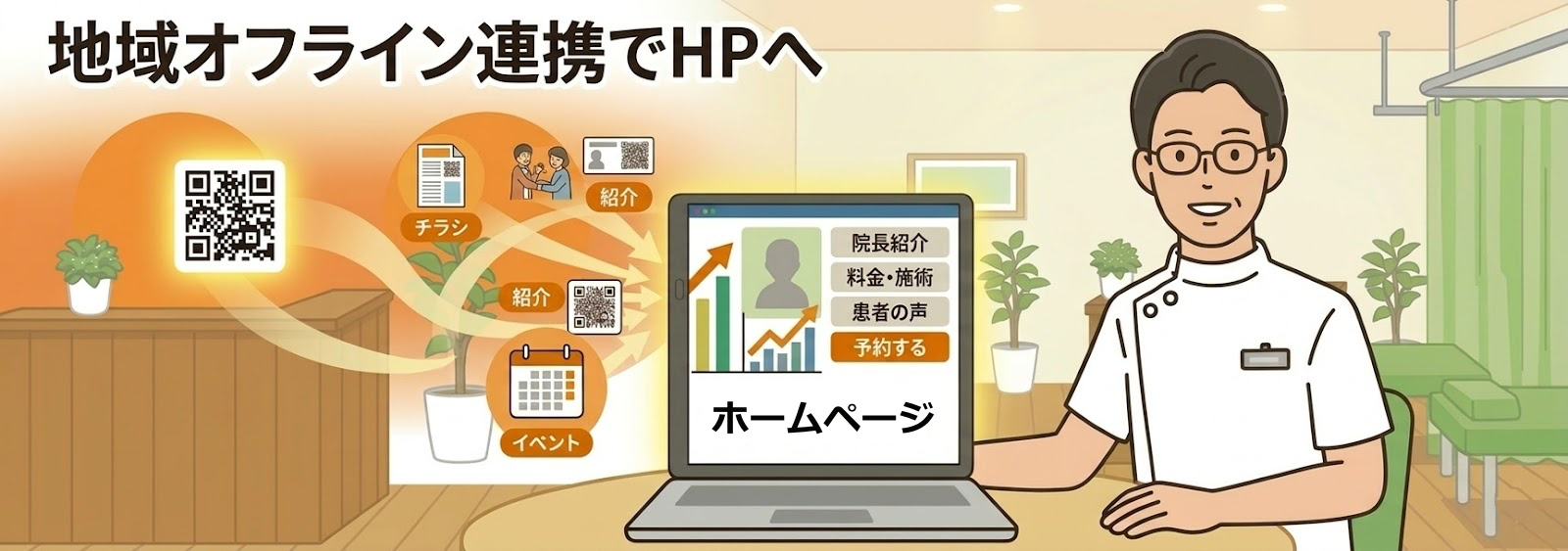 地域に根ざす！オンラインと連携させるオフライン集客術