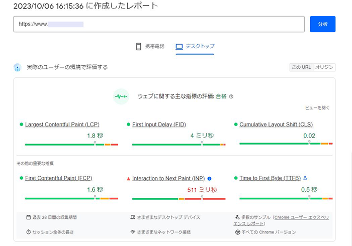 PageSpeed Insightsの使い方