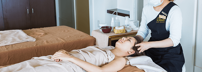 施術メニューはイメージしやすく写真入りで