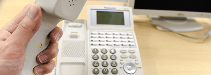 特徴1 騙されるリスク高! 電話営業してくるホームページ制作会社