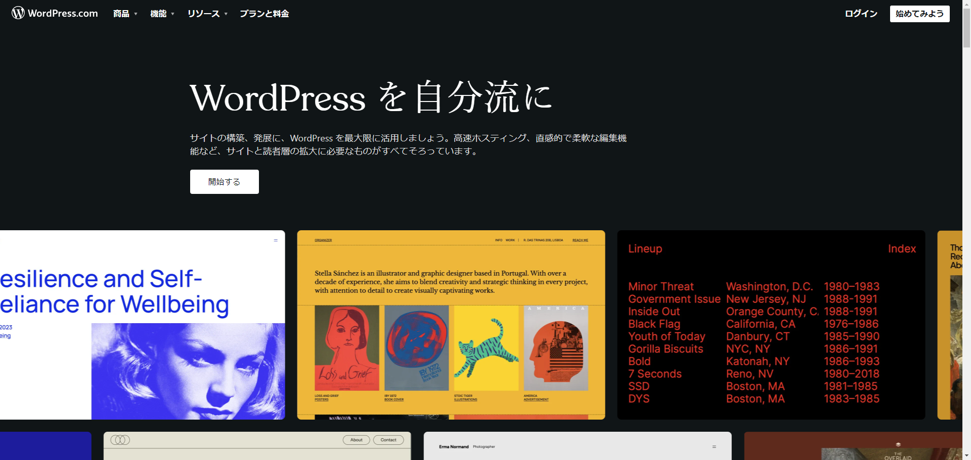 WordPress.com とは？