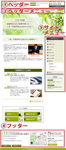 土台となる枠組みの設定