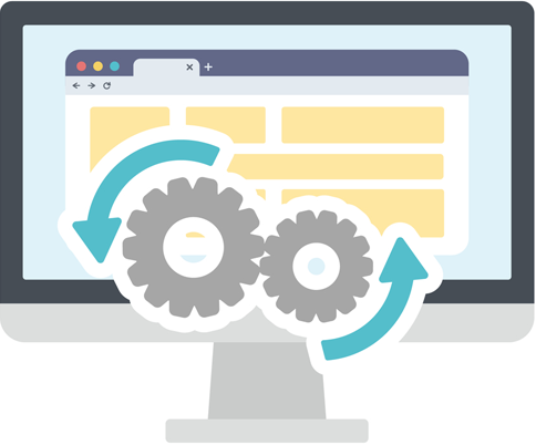 先生自身で情報発信できるホームページ