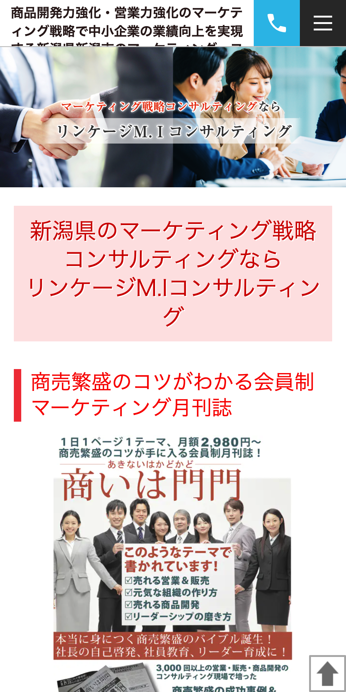 リンケージＭ.Ｉコンサルティングスマホサイト