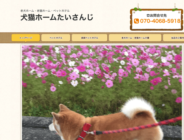 老犬ホーム／犬のしつけ・犬のペットホテル 愛犬学校 久米犬舎