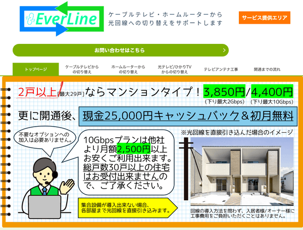 テレビアンテナ工事なら 合同会社エヴァーライン